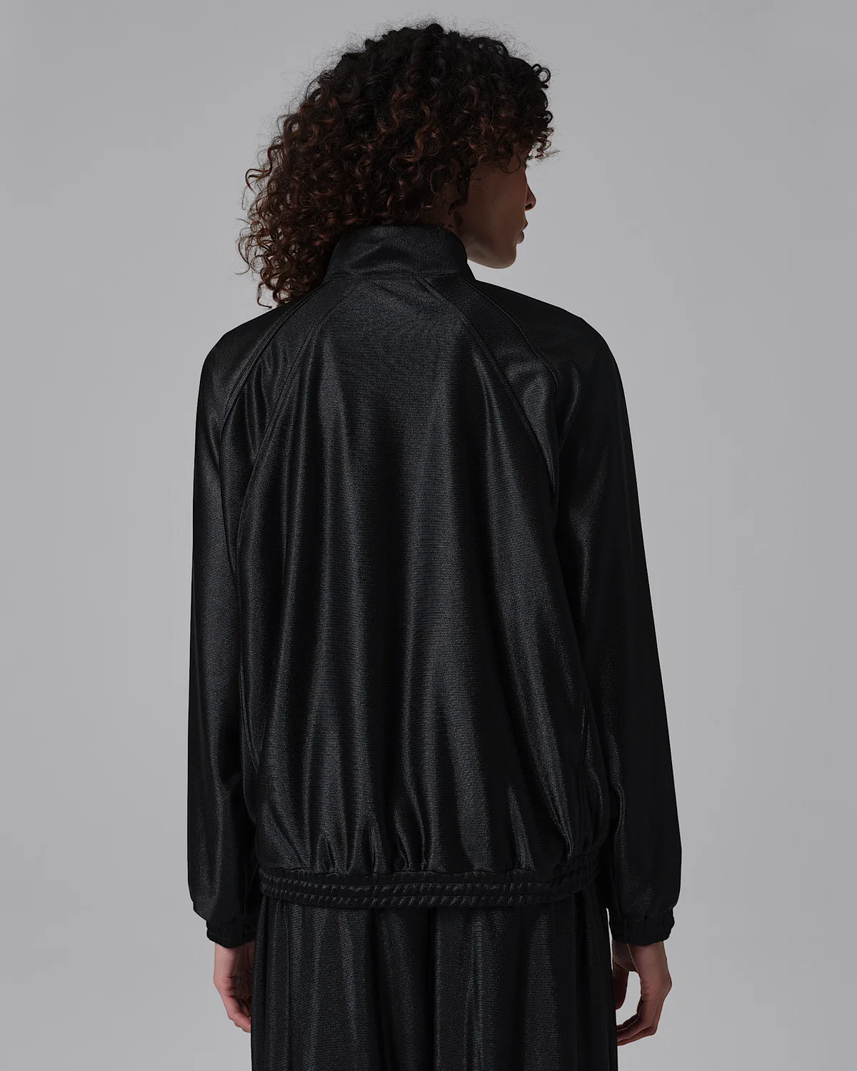 Женская ветровка DuraSheen Track Jacket Jordan Brooklyn, Black/Infrared 23/White — фото 2
