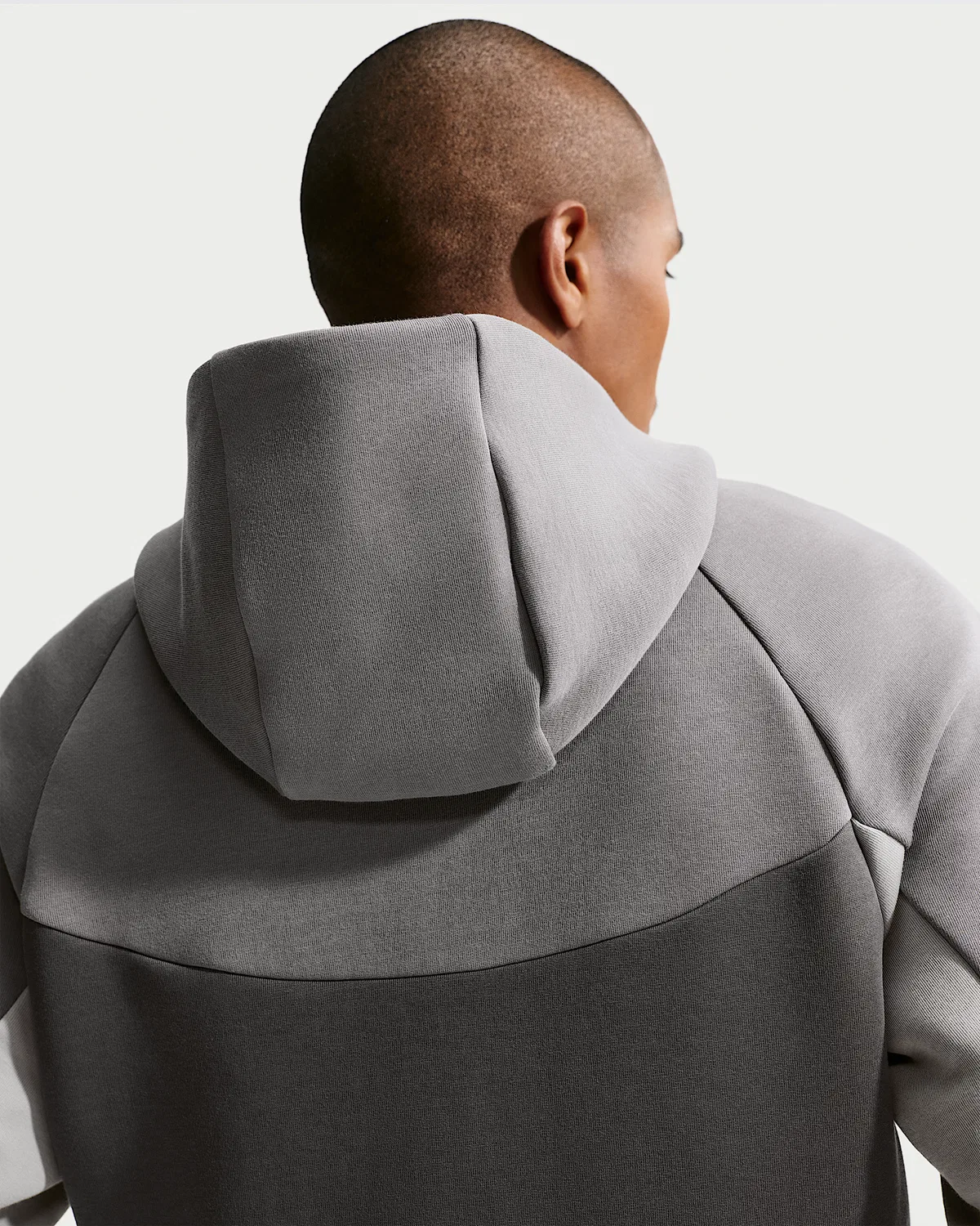 Мужская флисовая ветровка Nike Tech на молнии, Pencil Point/Medium Ash/College Grey/Sapphire — фото 2