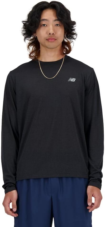 

Мужская спортивная кофта New Balance с длинным рукавом, Black, Черный, Мужская спортивная кофта New Balance с длинным рукавом, Black