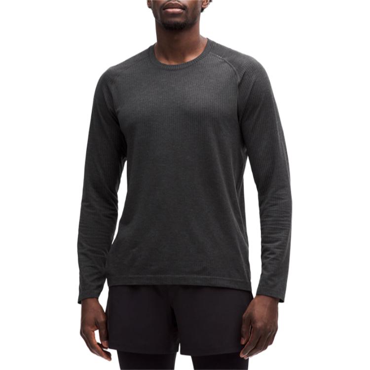 

Футболка Metal Vent Tech для мужчин Lululemon, темно coal серый/черный/dco/blk