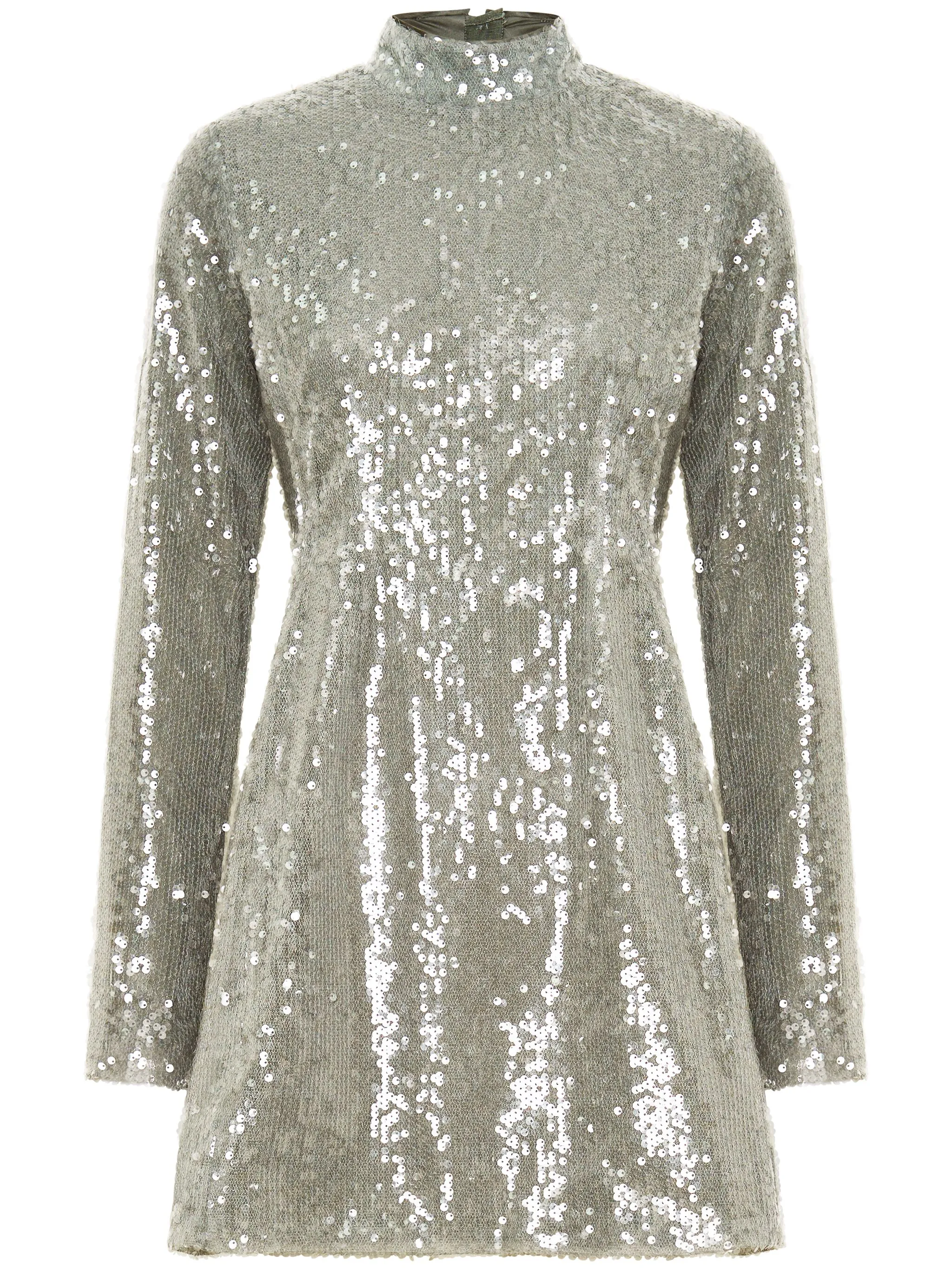 

Платье мини Daphne Nicholas, серебристый