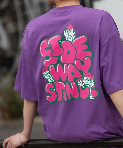 

SIDEWAY STANCE Футболка с короткими рукавами и графическим принтом Sideways Stance, фиолетовая