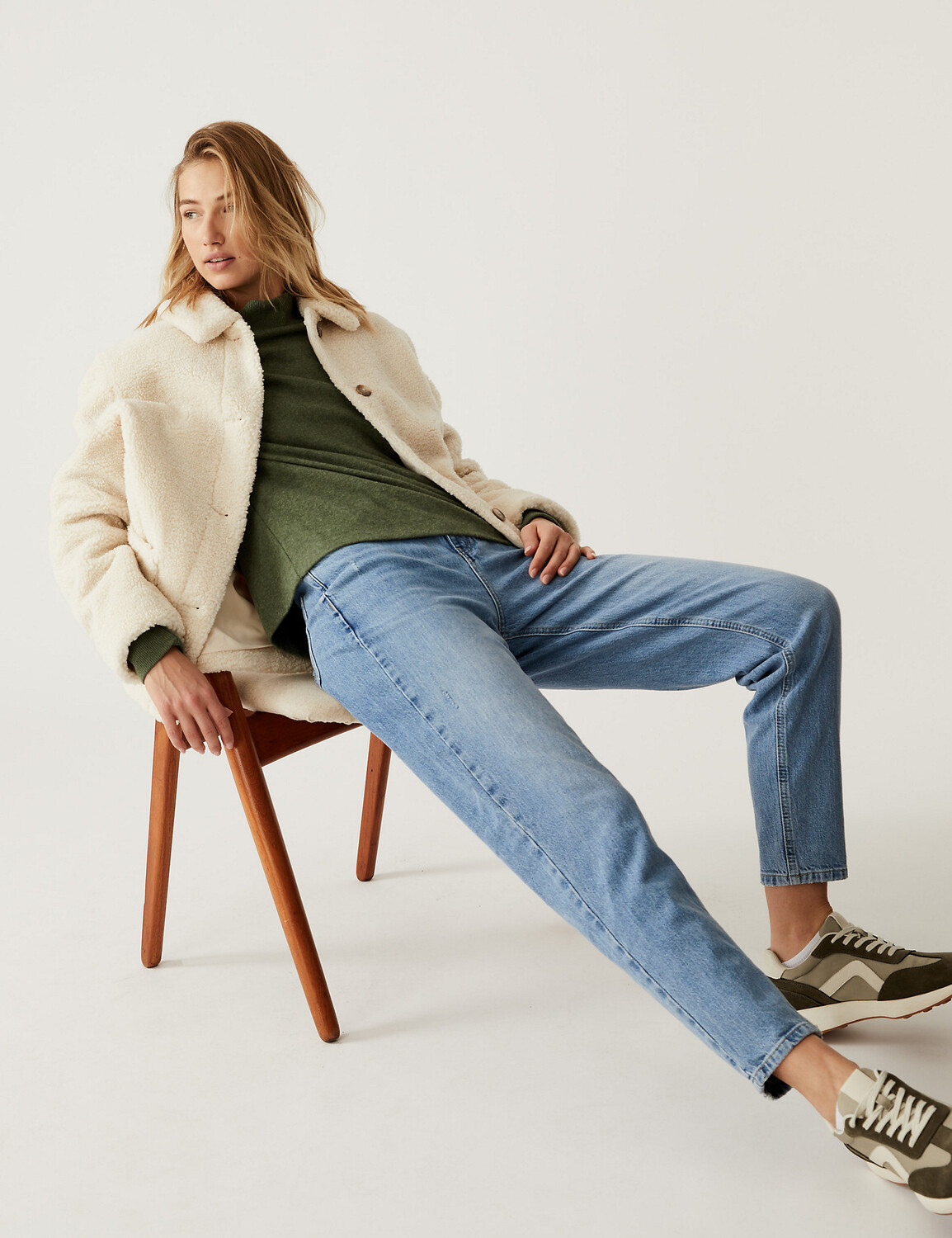 

Джинсы для мамы Marks & Spencer, индиго