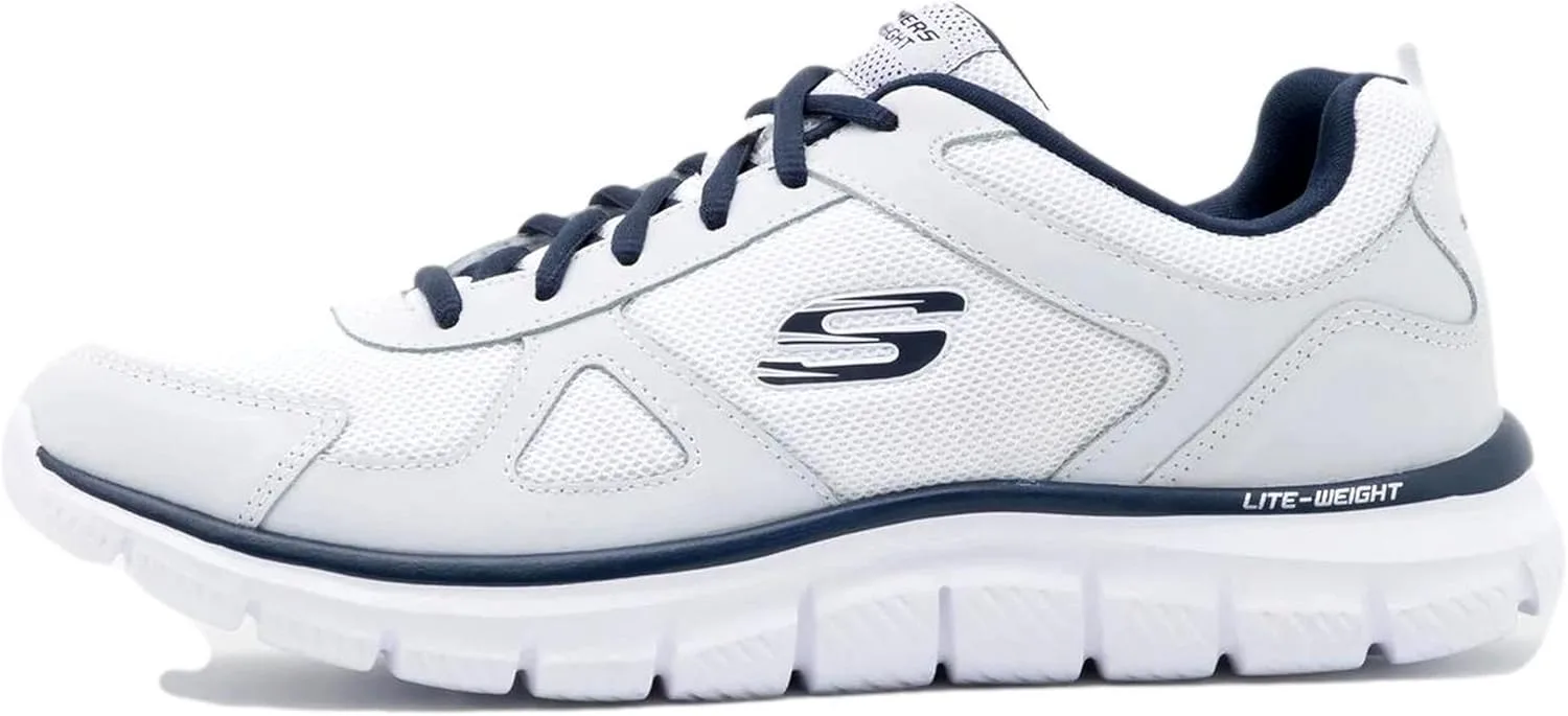 Мужские кроссовки Skechers Track-Scloric 52631-bbk, белый
