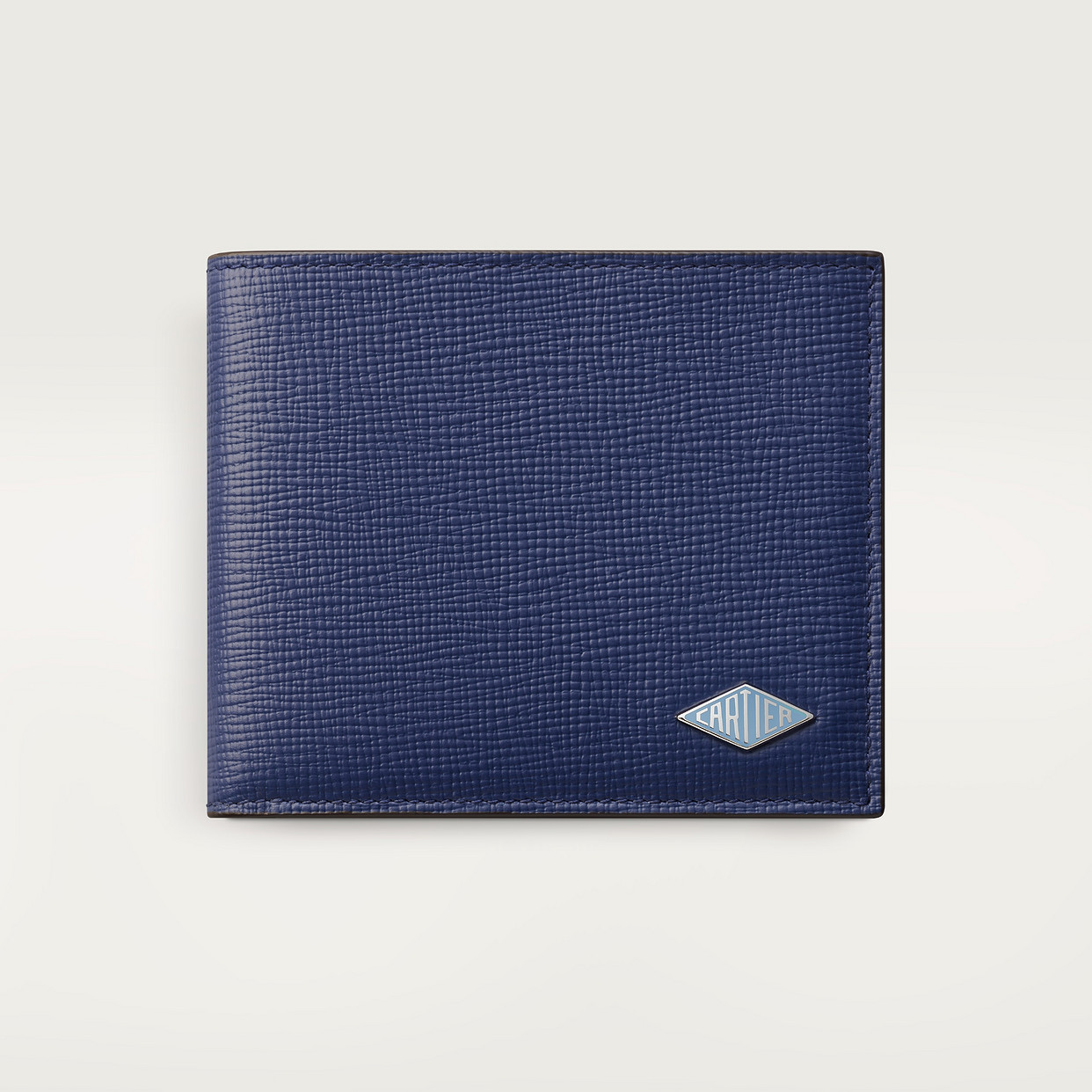 

Кошелек Cartier Portefeuille compact 6 cartes de crédit, Cartier Losange, телячья кожа темно-синего цвета