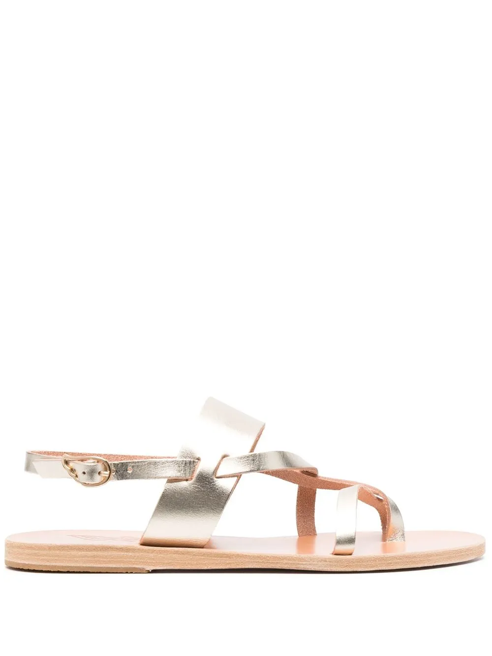 Сандалии Alethea с эффектом металлик Ancient Greek Sandals, золотой