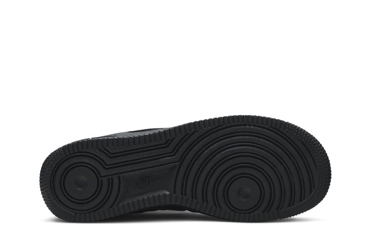 Кроссовки Nike Air Force 1 Low GS 'Triple Black', черный — фото 4