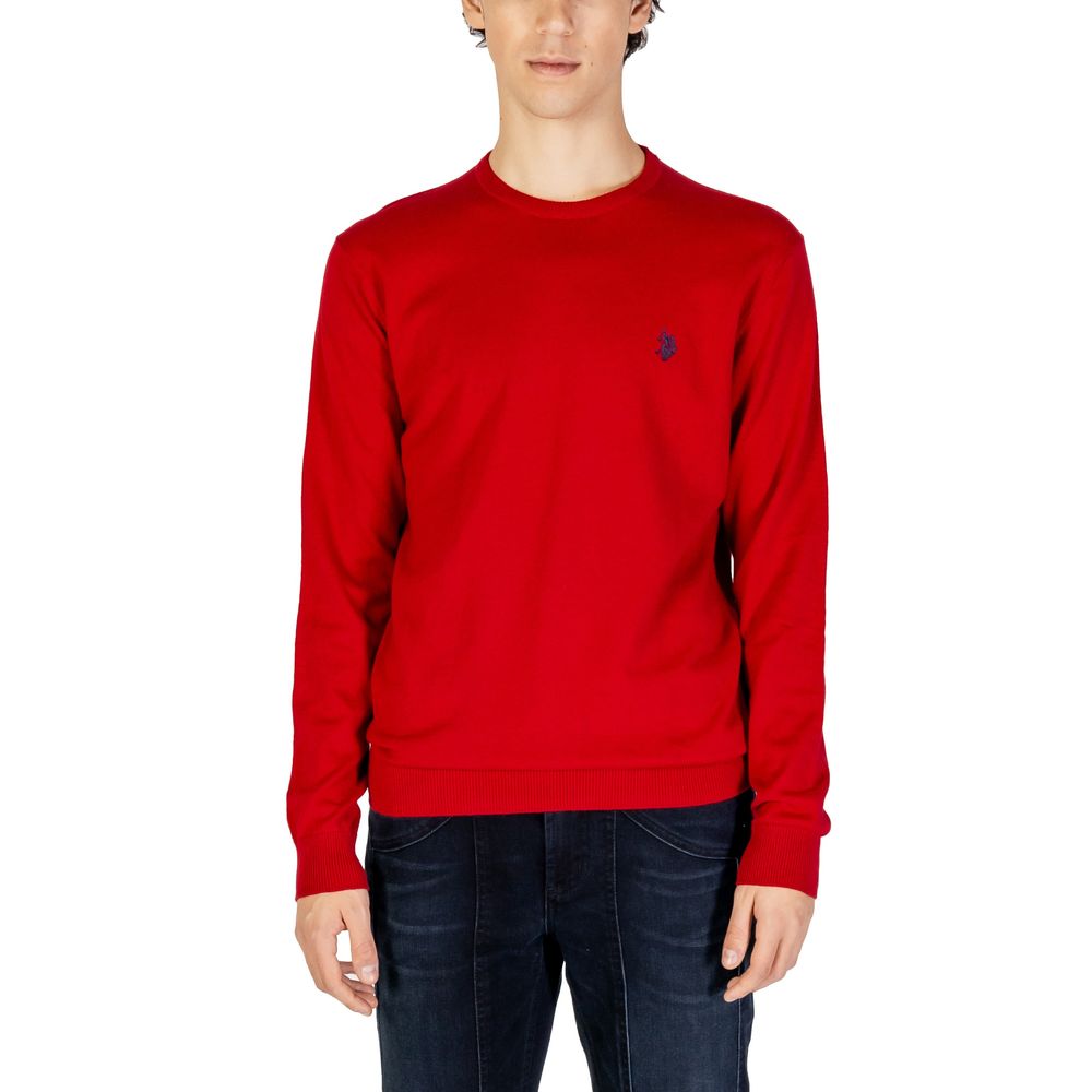 

Красный хлопковый свитер U.S. Polo Assn.