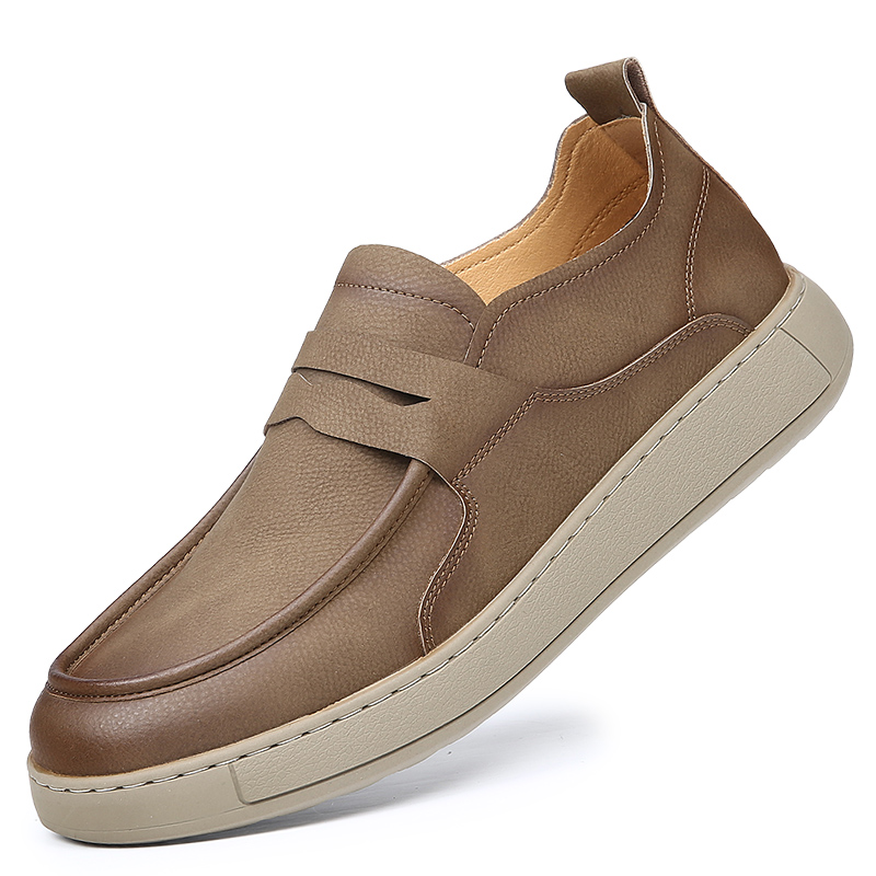 KACHILANG Мужские повседневные кроссовки Low Top желтые, цвет Yellow — фото 4