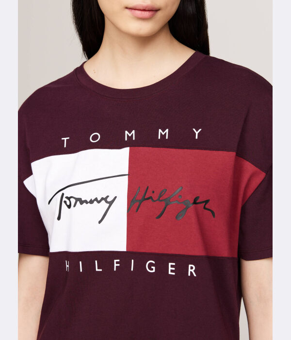 Ночные Рубашка Loose fit Tommy Hilfiger, красный — фото 4