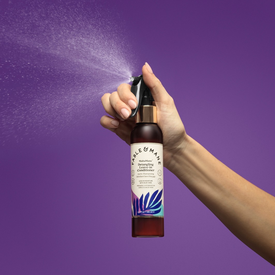 Кондиционер для волос mahamane leave-in conditioner Fable Mane, объем 140 мл — фото 3