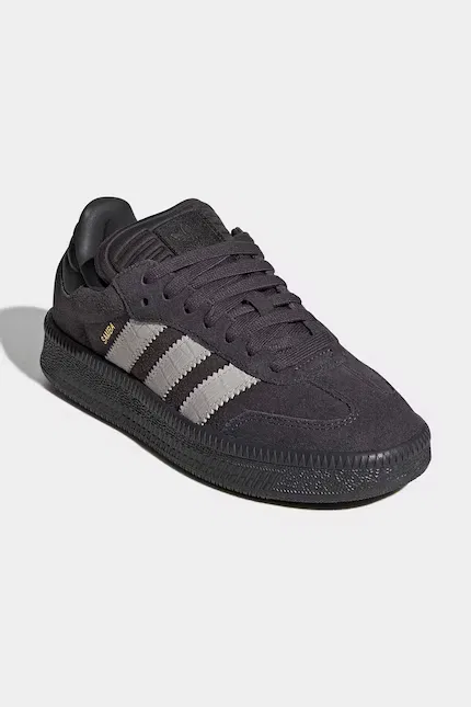 Кроссовки детские Samba XLG Adidas Originals, коричневый — фото 2