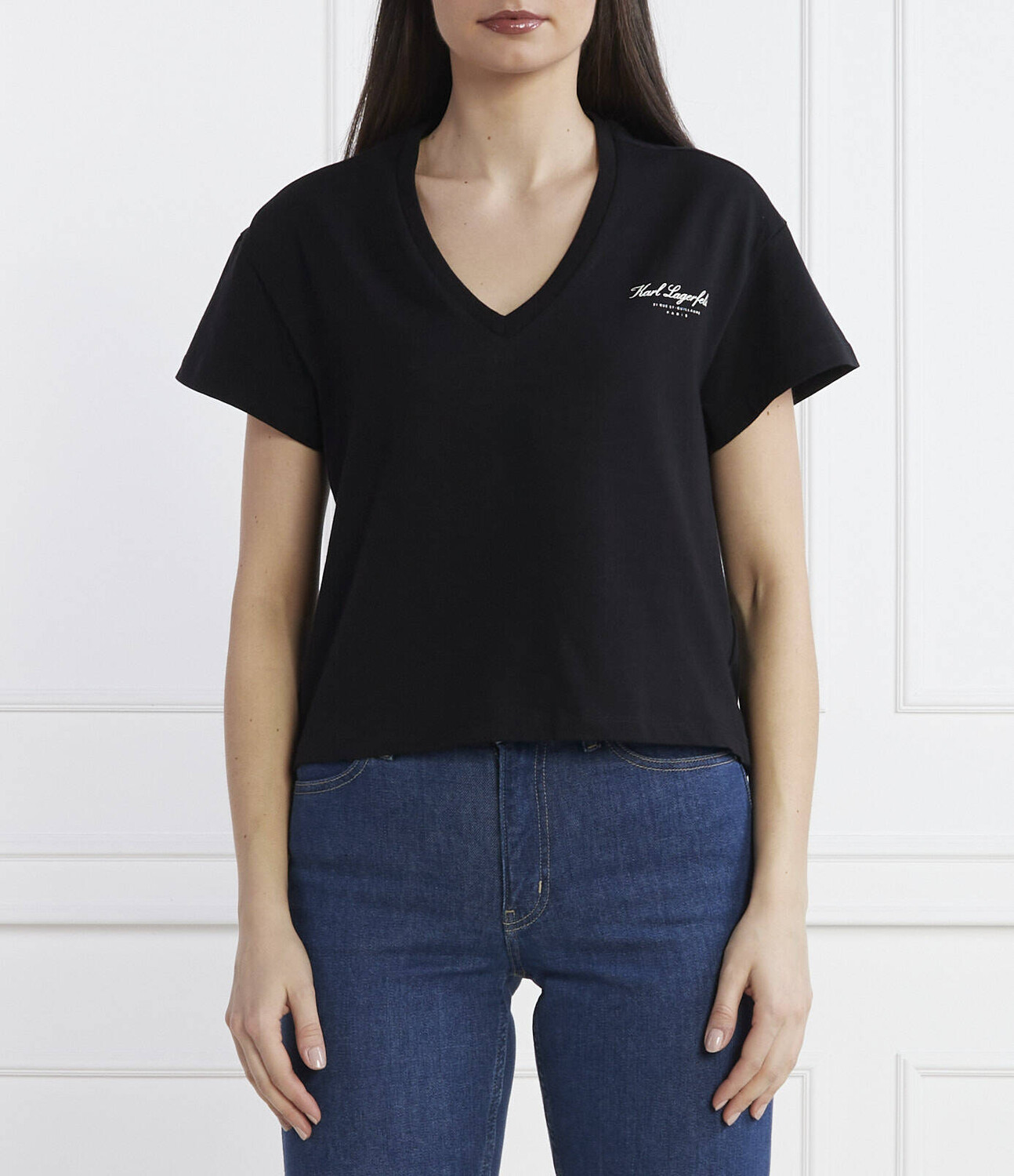 

Футболка Karl Lagerfeld hotel karl Regular Fit, черный