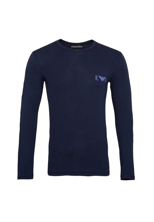 

Рубашка с длинными рукавами Emporio Armani, синий
