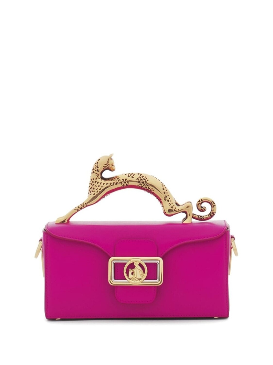

Lanvin мини-сумка-тоут Pencil Cat, розовый