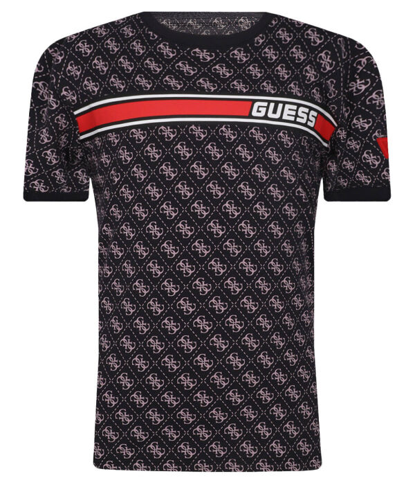 

Футболка Guess Active Regular Fit с узором, черный