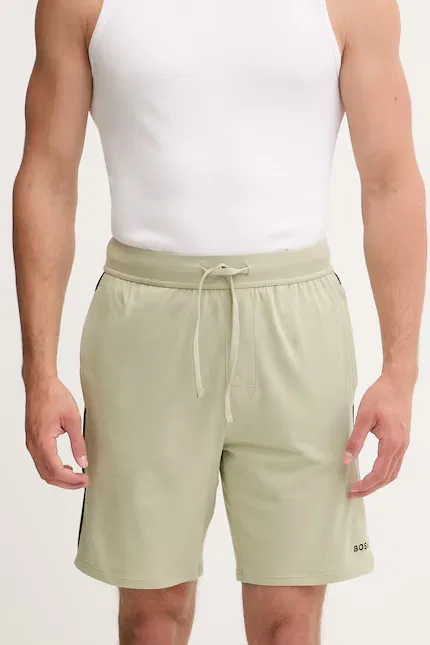 Пижамные шорты Unique Shorts BOSS, зеленый