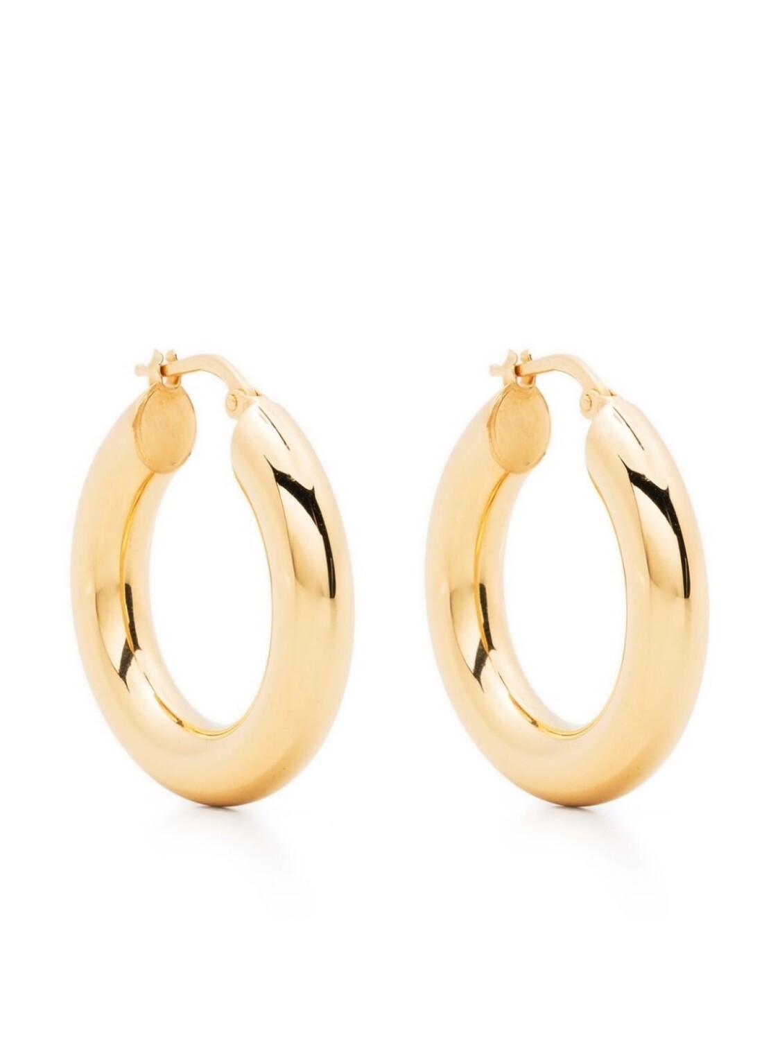 

Массивная серьга-кольцо Jil Sander, золотой