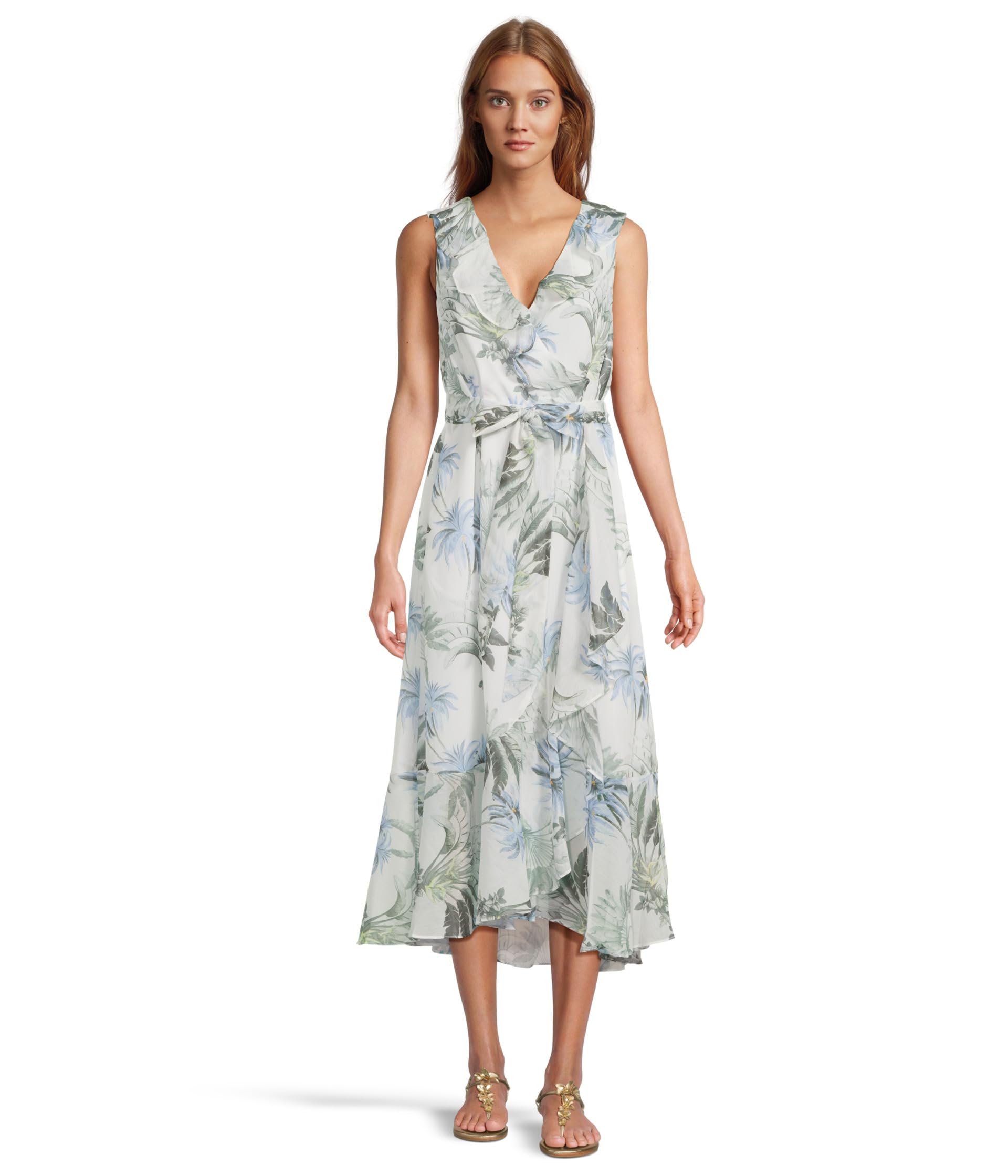 

Платье Tommy Bahama Palisade Palms Short Sleeve Maxi Dress, белый