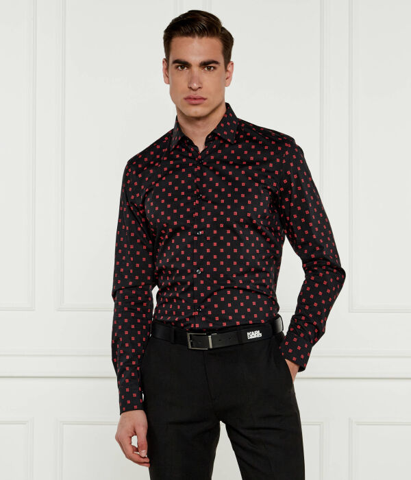 

Рубашка Кенно Regular fit Hugo, черный