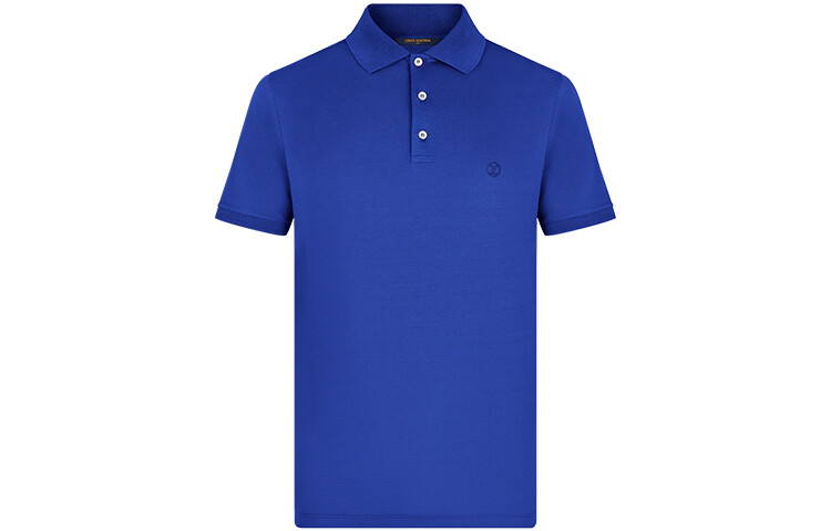 

Новые квартальные продукты LV Polo Shirt Men Blue Louis Vuitton, синий