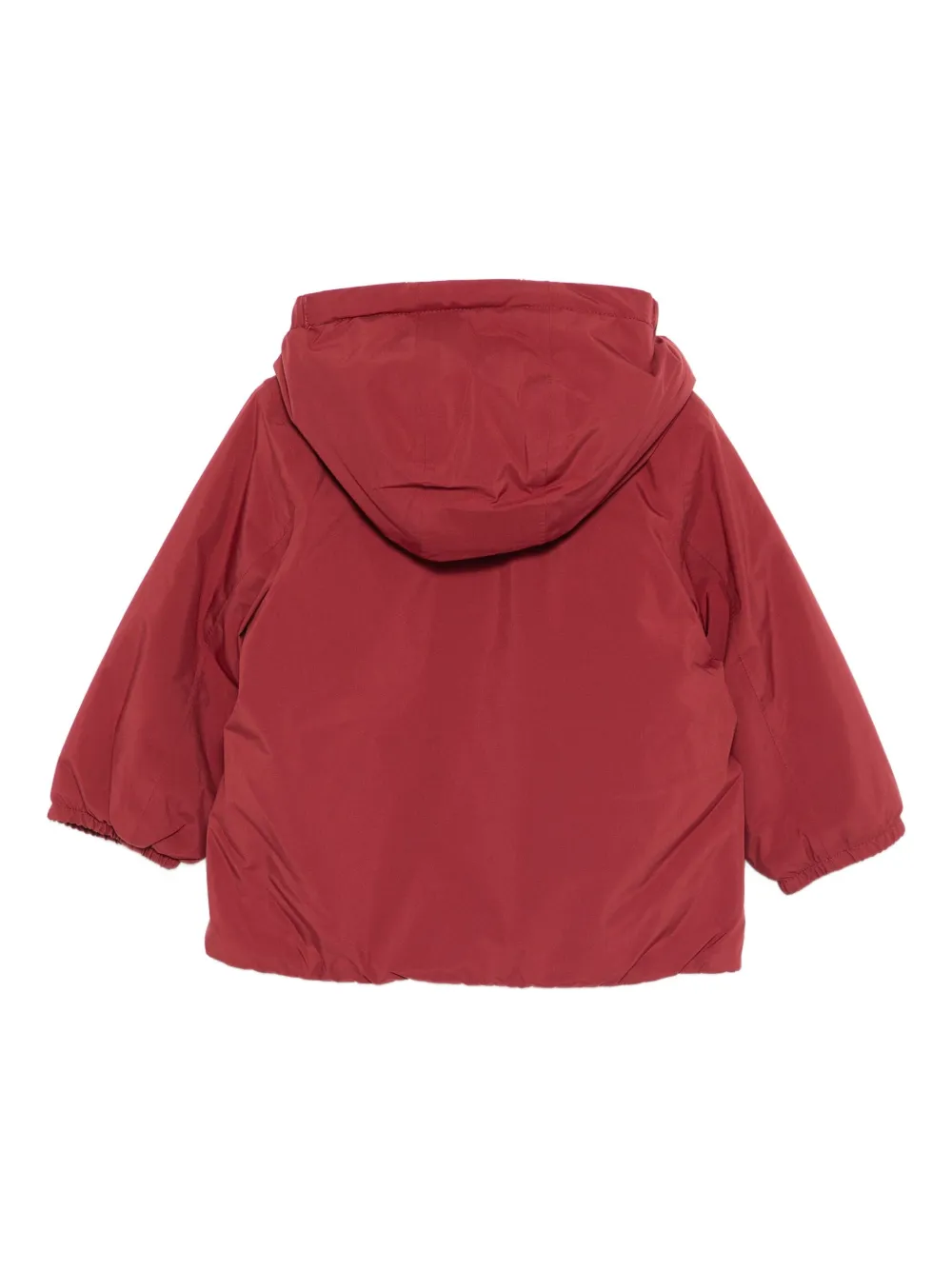 Куртка с капюшоном и нашивкой с логотипом K Way Kids, красный — фото 2
