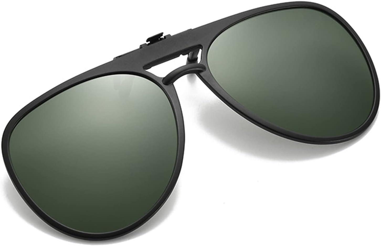 

Солнцезащитные очки-клипсы с поляризованными линзами, оправа из материала TR90, увеличенный размер, защита от УФ-излучения UV 400, подходят для очков с диоптриями OopsMi, Dark Green Lens