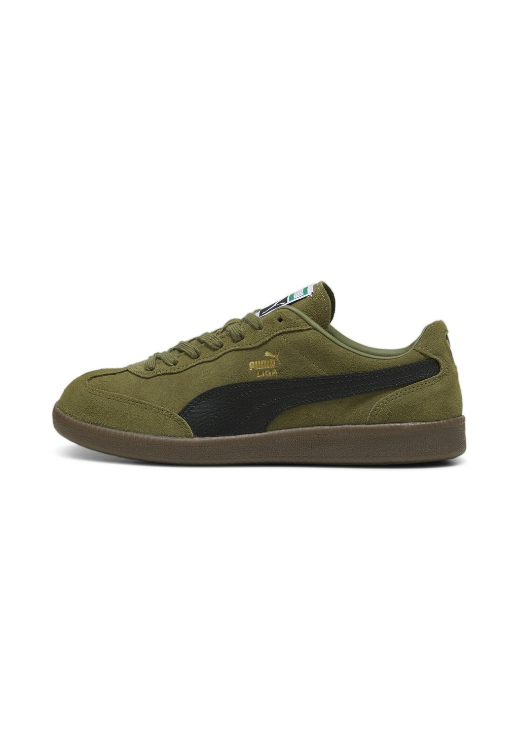 

Кроссовки Puma LIGA, оливково-серый, цвет olive drab black gold