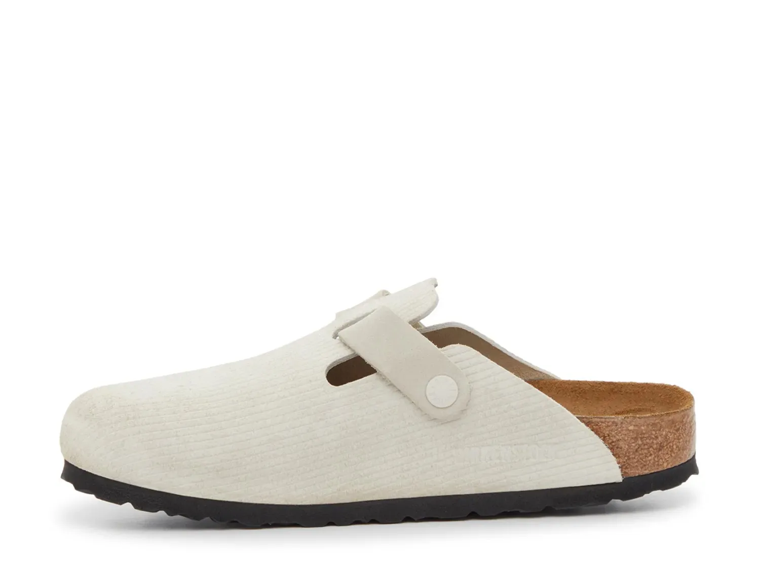 Сабо Birkenstock Boston Cord — женские, кремового цвета — фото 3