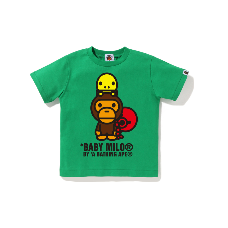 

Футболка с коротким рукавом для детей A BATHING APE, Green GRX
