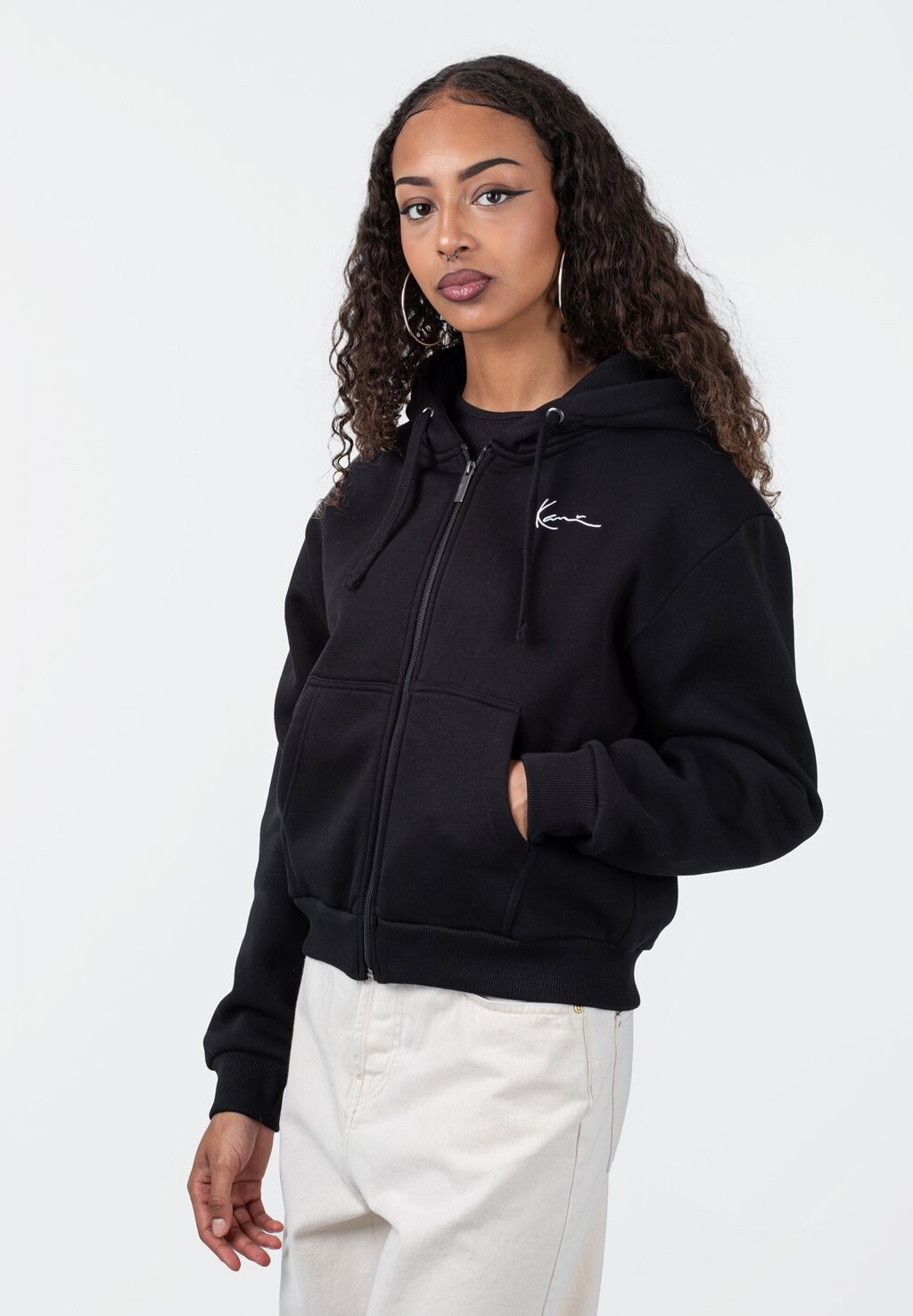 

Толстовка на молнии CHEST SIGNATURE Karl Kani, черный