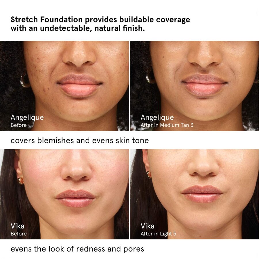 Консилер Stretch Concealer для создания эффекта сияющей кожи с возможностью наслаивания. Glossier, 0.17 oz /4.8g, Light 2 — фото 4