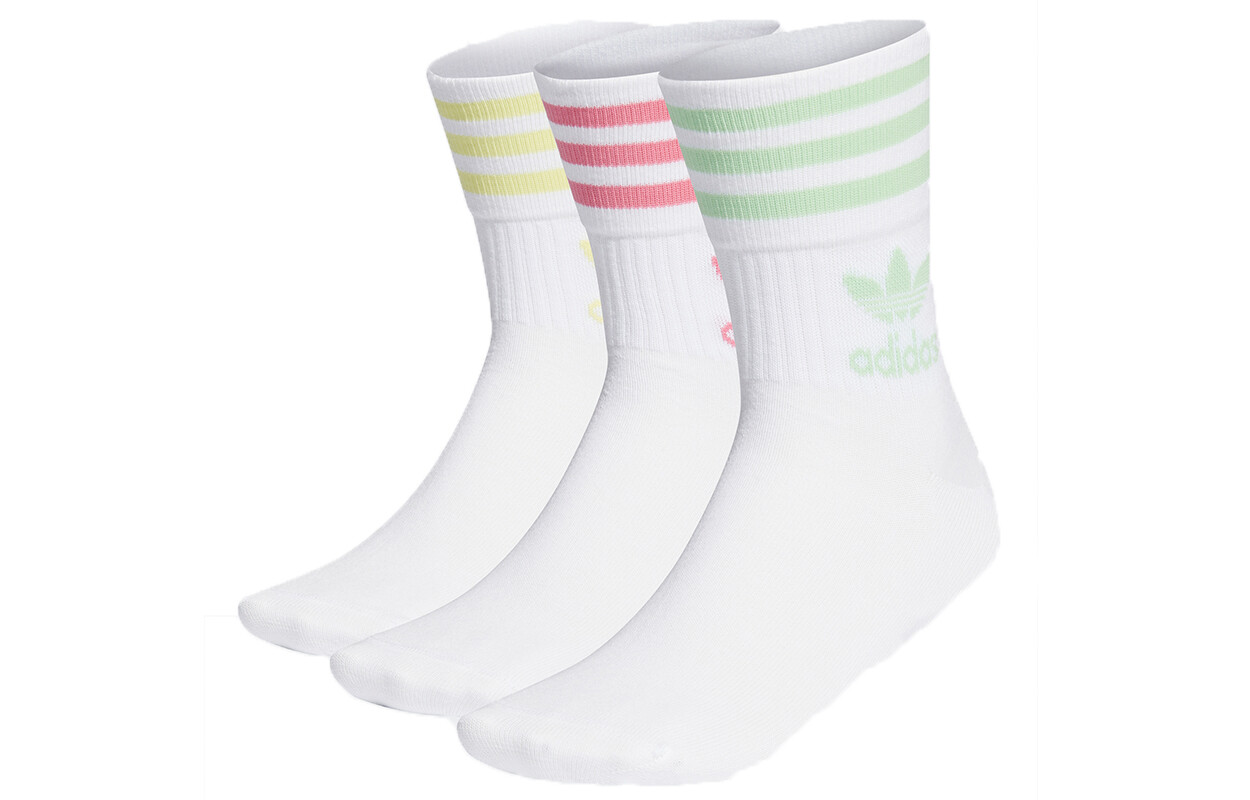 

Носки унисекс до середины икры Adidas Originals, цвет 3PCS (White)