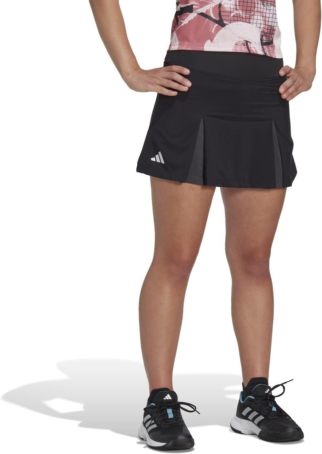 

Клубная плиссированная теннисная юбка adidas, черный