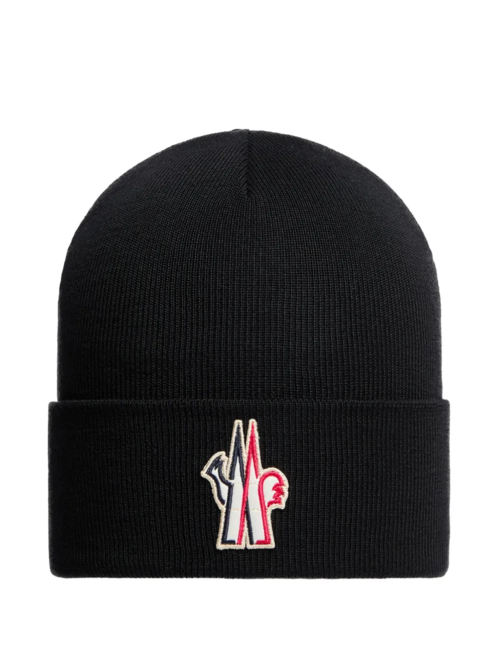 

Шапка с нашивкой-логотипом Moncler Grenoble, черный