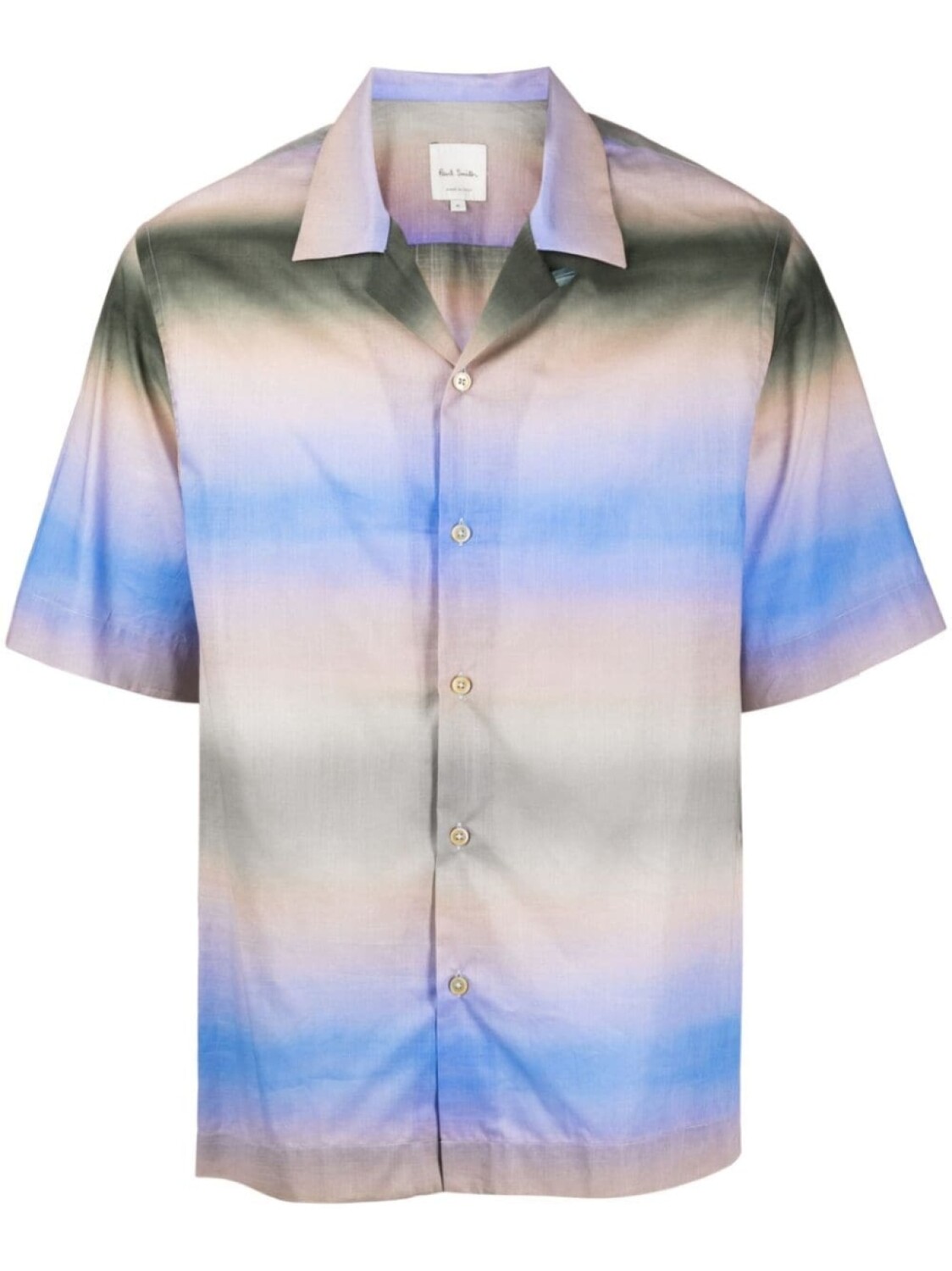 

Paul Smith рубашка Untitled Stripe с короткими рукавами, мультиколор