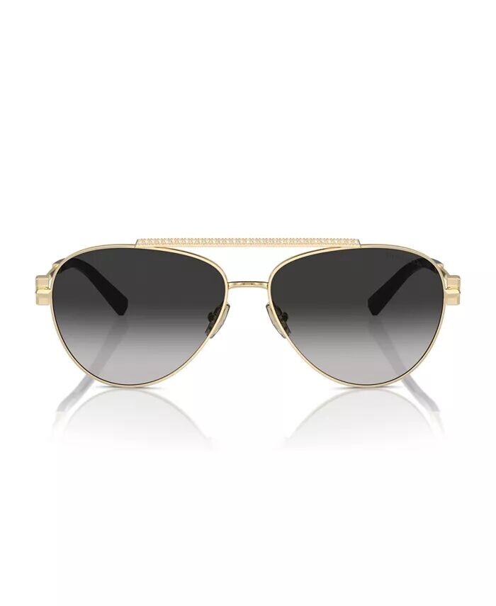 Женские солнцезащитные очки, Tf3101B Tiffany & Co., золото — фото 4