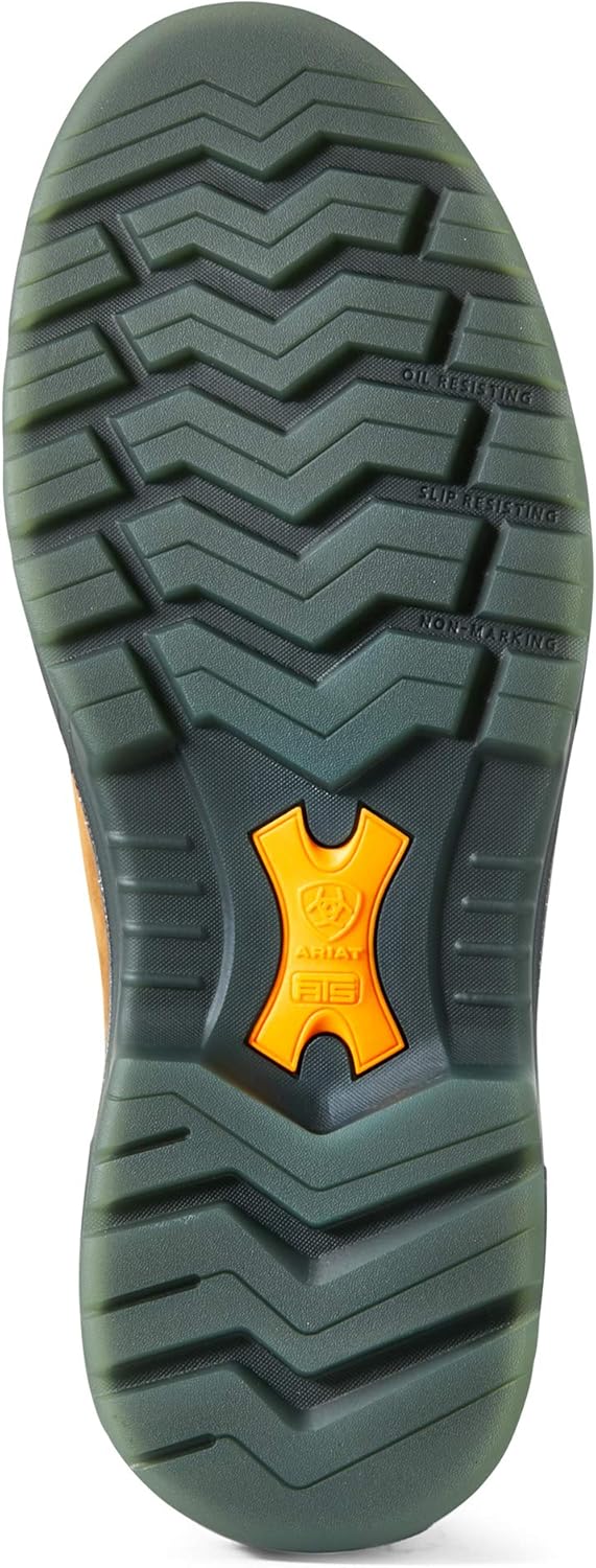 Мужские ботинки ARIAT Turbo Chelsea CSA с защитным носком из углеродного волокна, водонепроницаемые, вестерн, Aged Bark — фото 3
