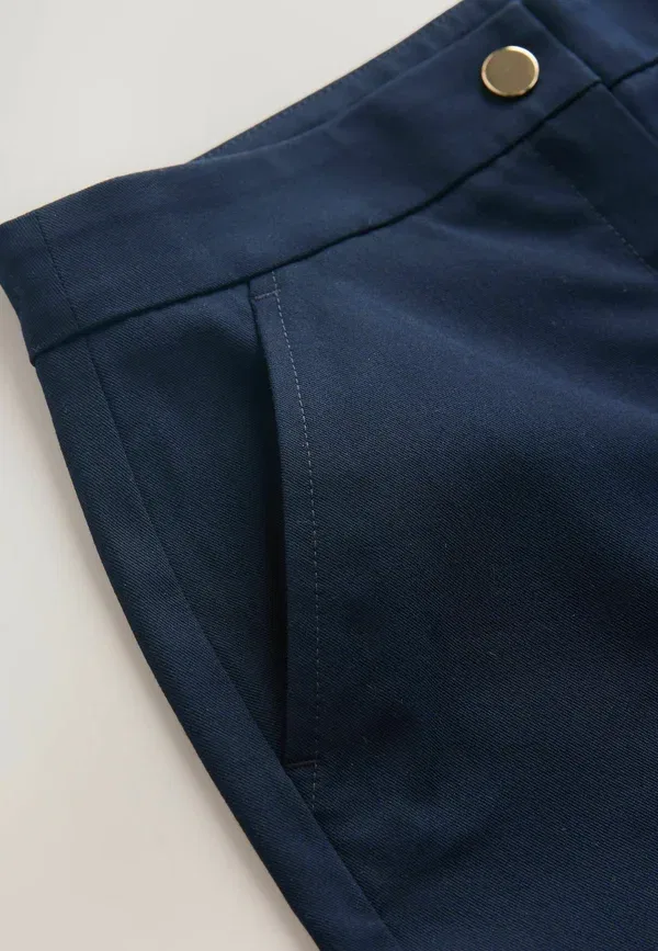 Брюки Next, Longer length fit senior straight leg school trousers, темно-синие — фото 3