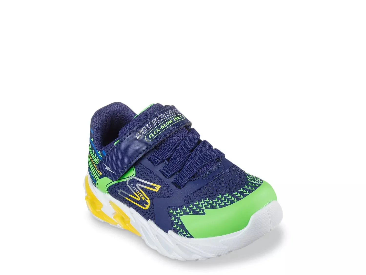 

Кроссовки Skechers S Lights Flex Glow Bolt — детские, синие