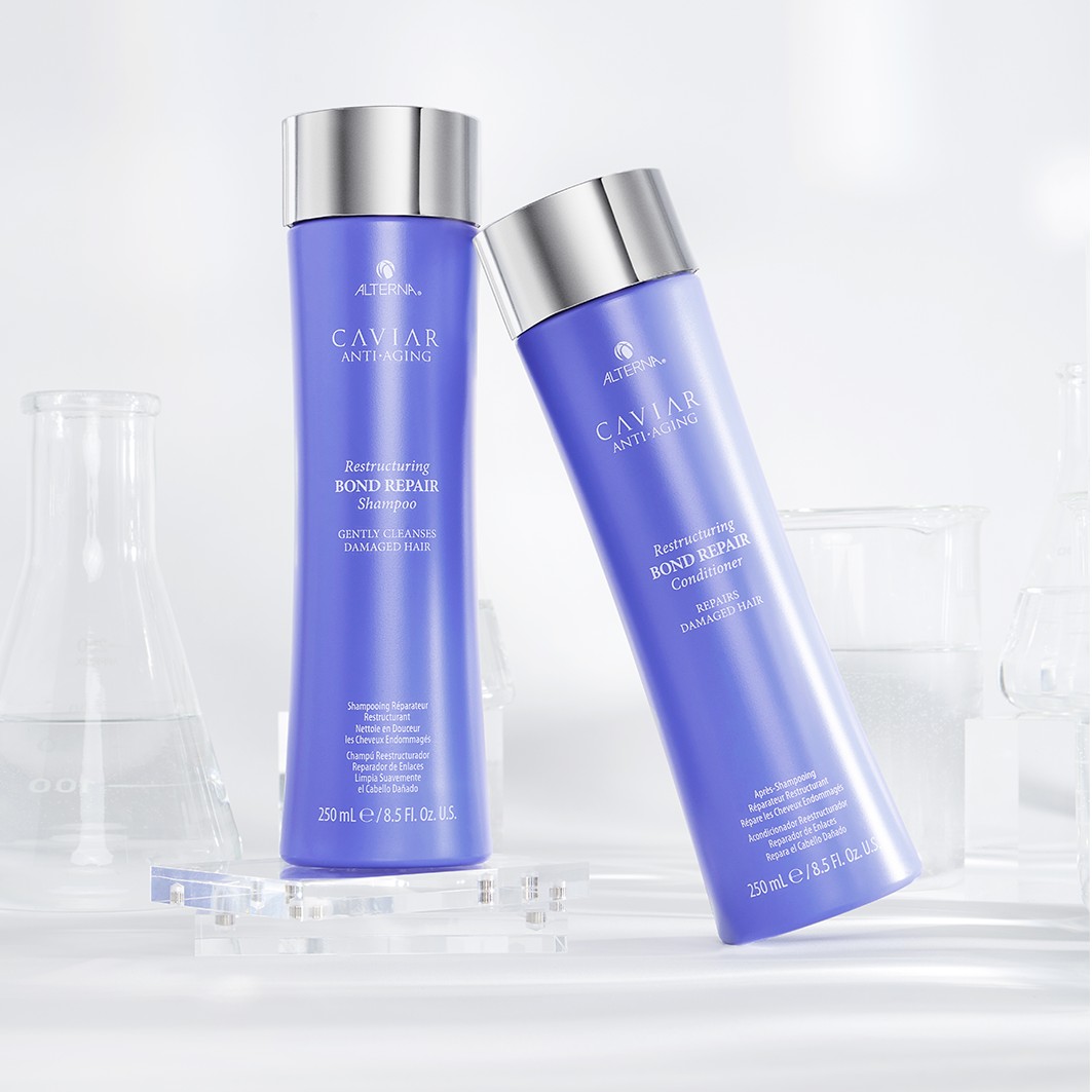 Кондиционер для волос caviar anti-aging restructuring bond repair Alterna, объем 250 мл — фото 2