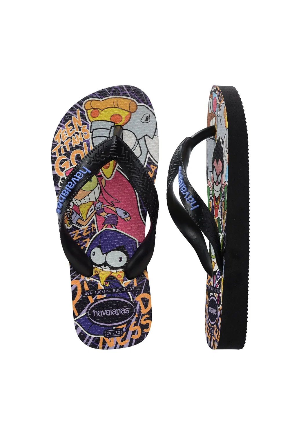 Сандалии Havaianas Warner черного цвета — фото 4
