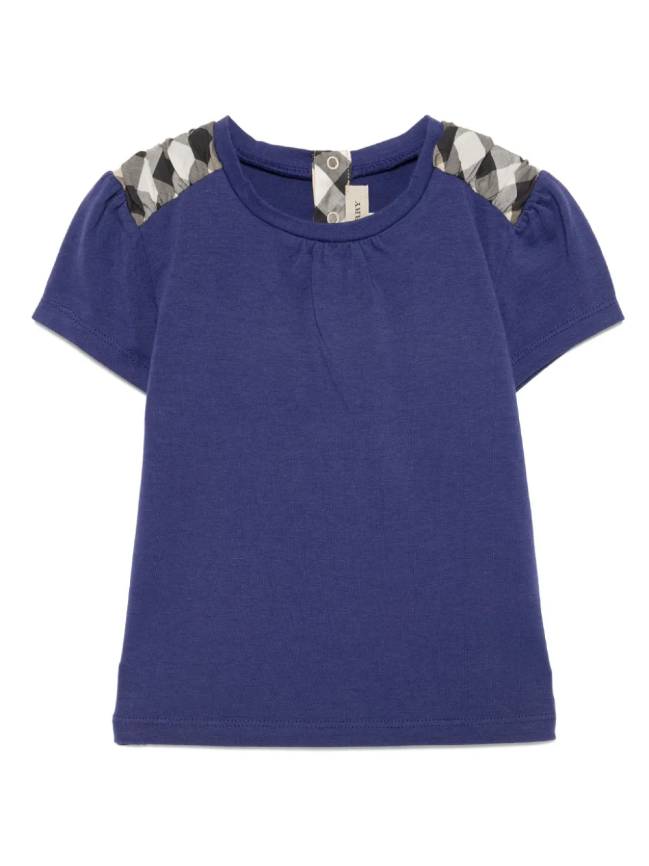 

Burberry Kids топ с короткими рукавами, синий