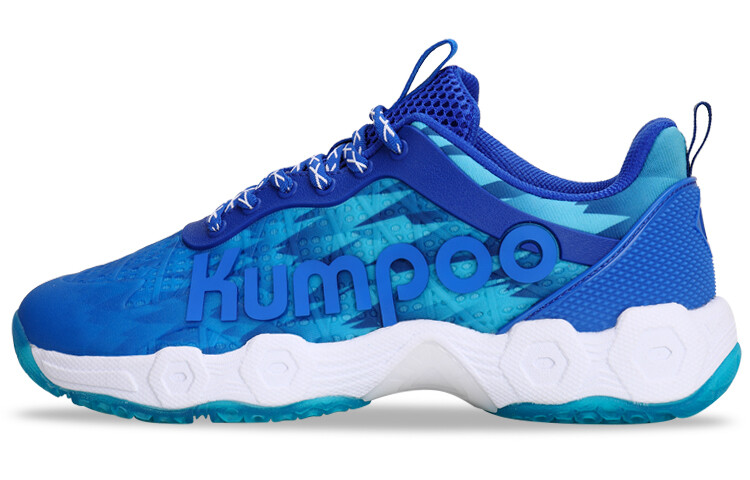

Кроссовки KUMPOO Badminton Shoes Unisex Low-top Blue, синий