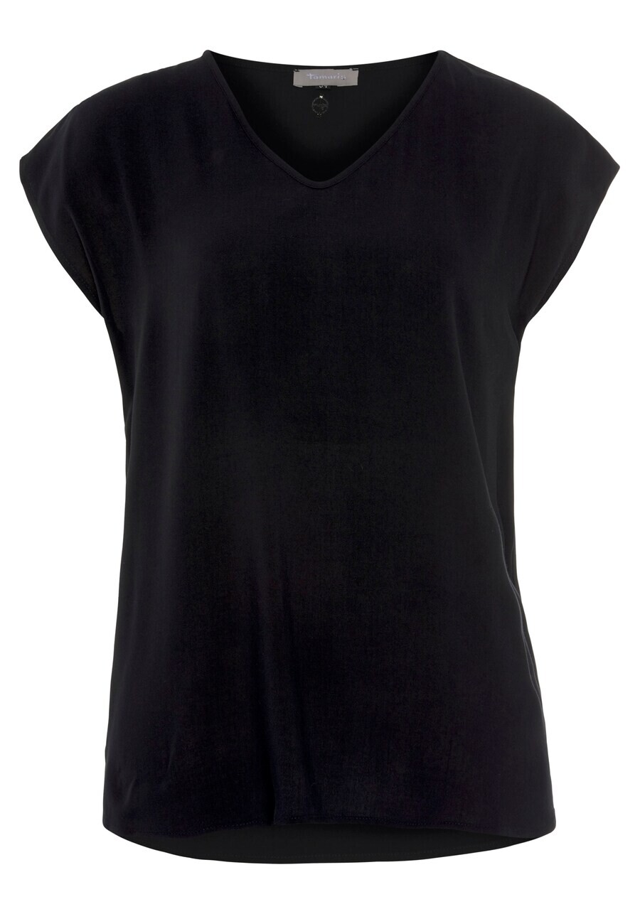 

Блузка с коротким рукавом Tamaris Blouse, черный