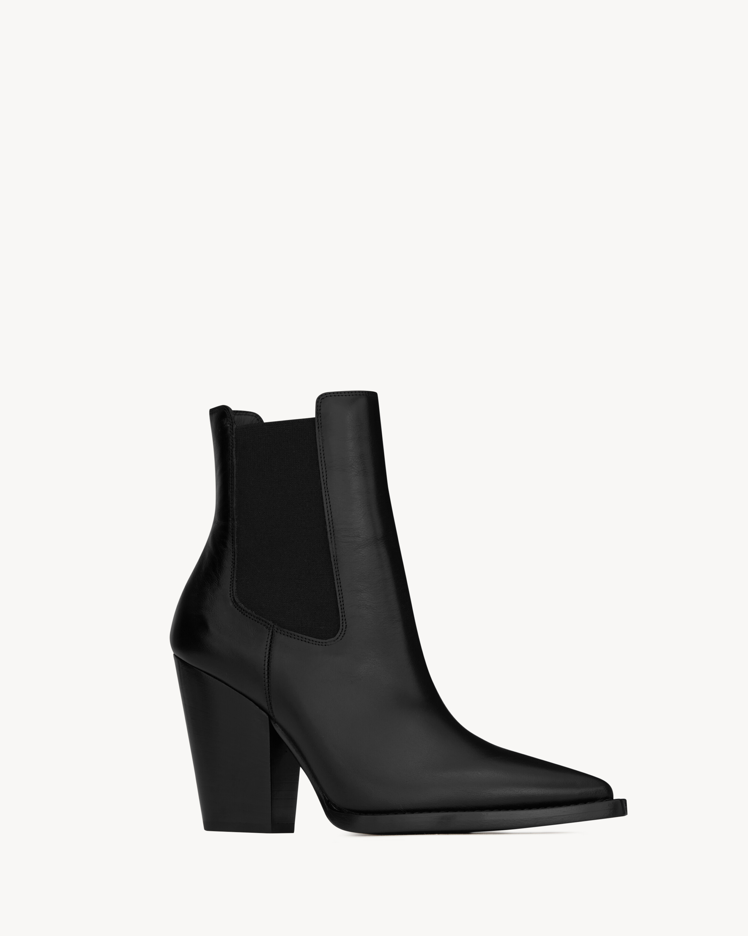 Челси-ботильоны THEO из гладкой кожи Saint Laurent, черный — фото 3
