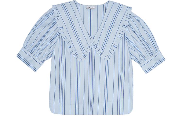 

Рубашка женская SS24, цвет «меланж» GANNI, Heather