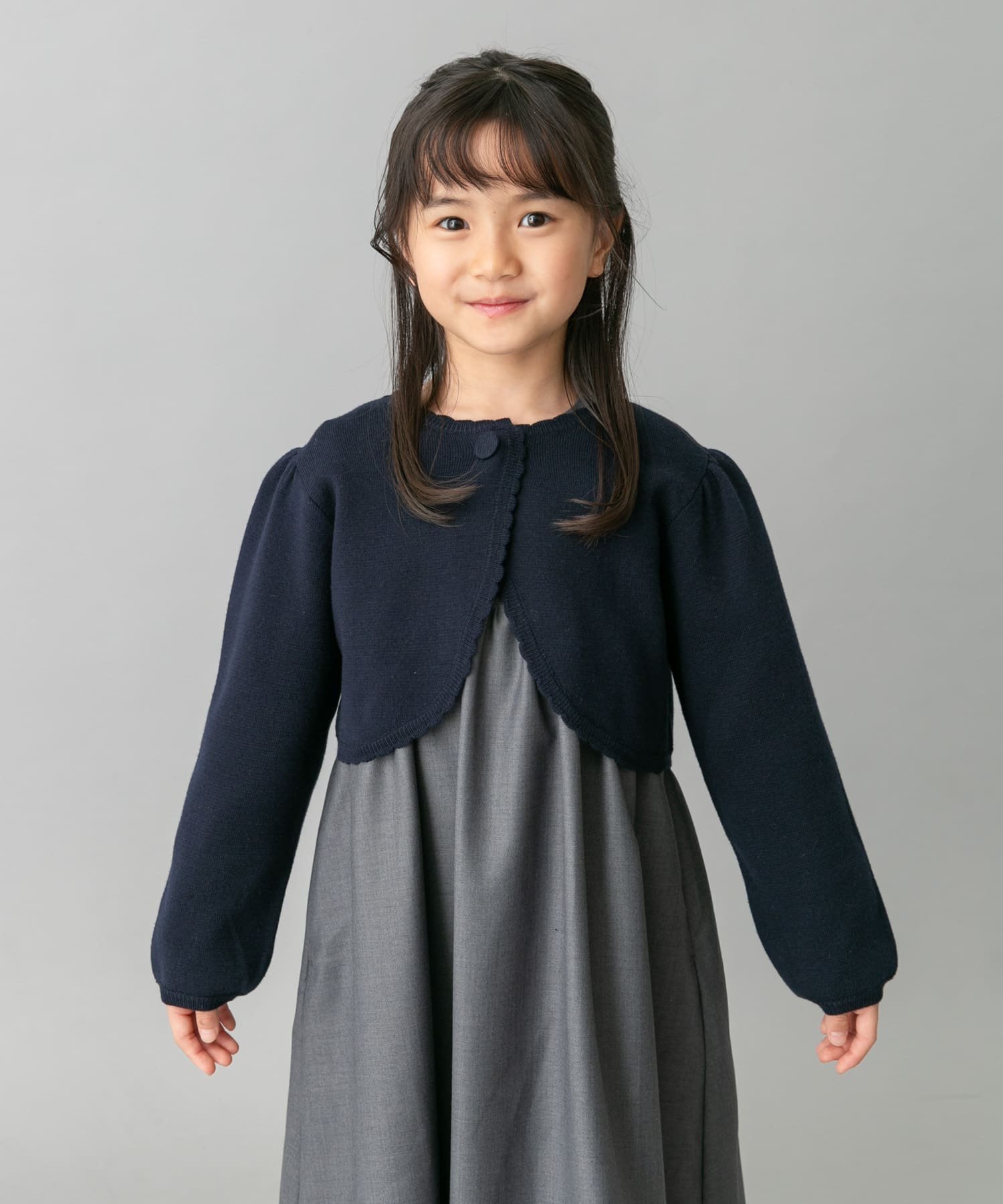 Вязаный кардиган-болеро (детский) URBAN RESEARCH DOORS, Navy