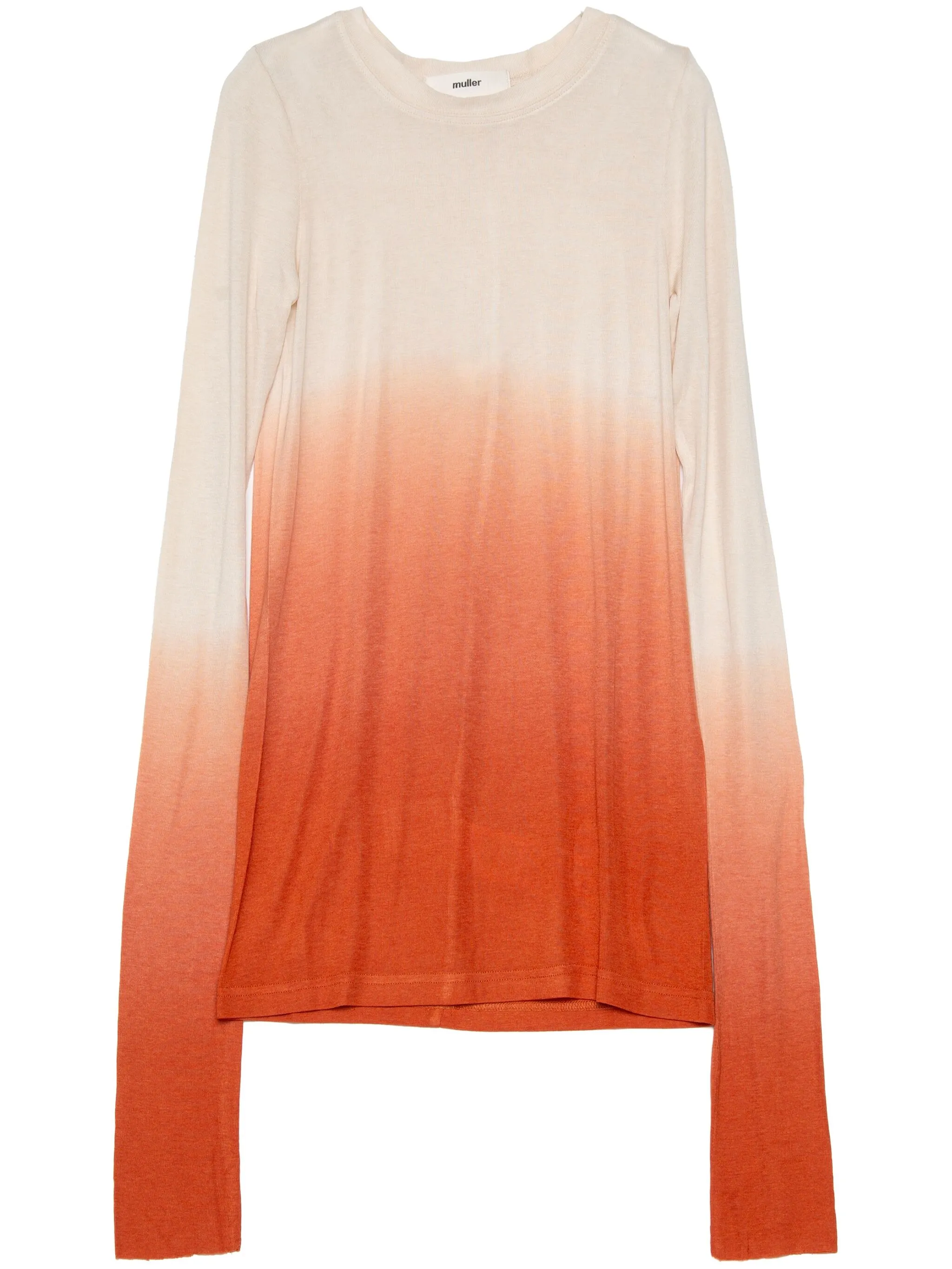 

Футболка с эффектом градиента Muller Of Yoshiokubo, оранжевый