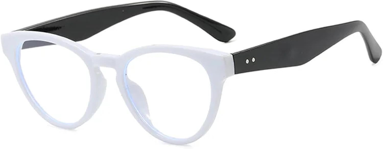 

Солнцезащитные очки с защитой от УФ-излучения UV400 | Маленький размер "кошачий глаз" | Для женщин и мужчин | Для занятий спортом на открытом воздухе и вождения DSVIGF, White